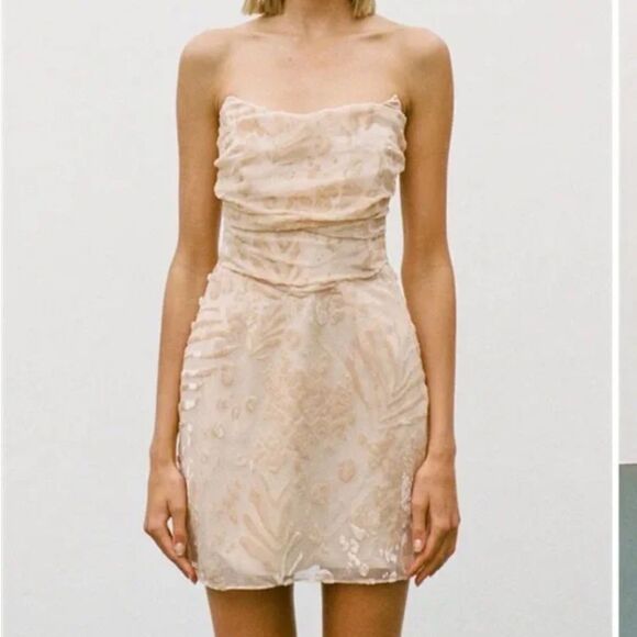 NWT Sabo Luxe Sahana Drape Dress Size Large - Picture 3 of 16